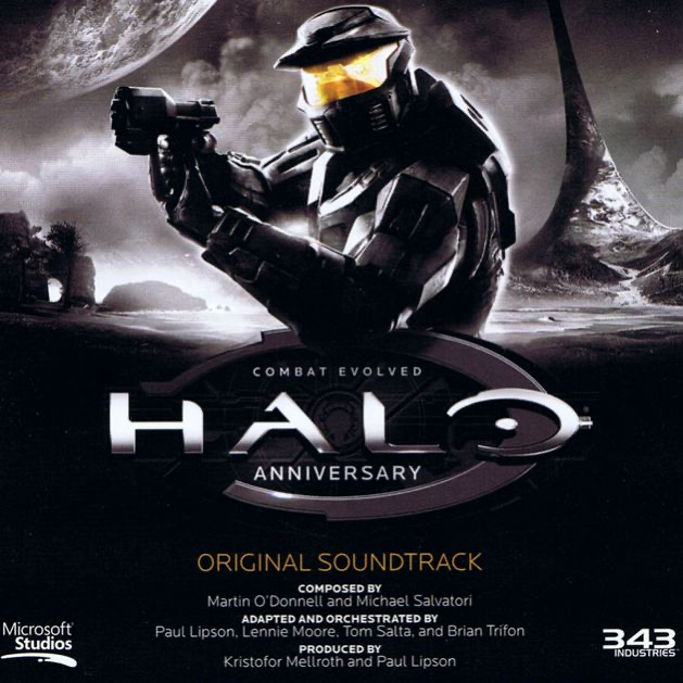 Halo Combat Evolved Anniversary soundtrack vinyl record and sleeve